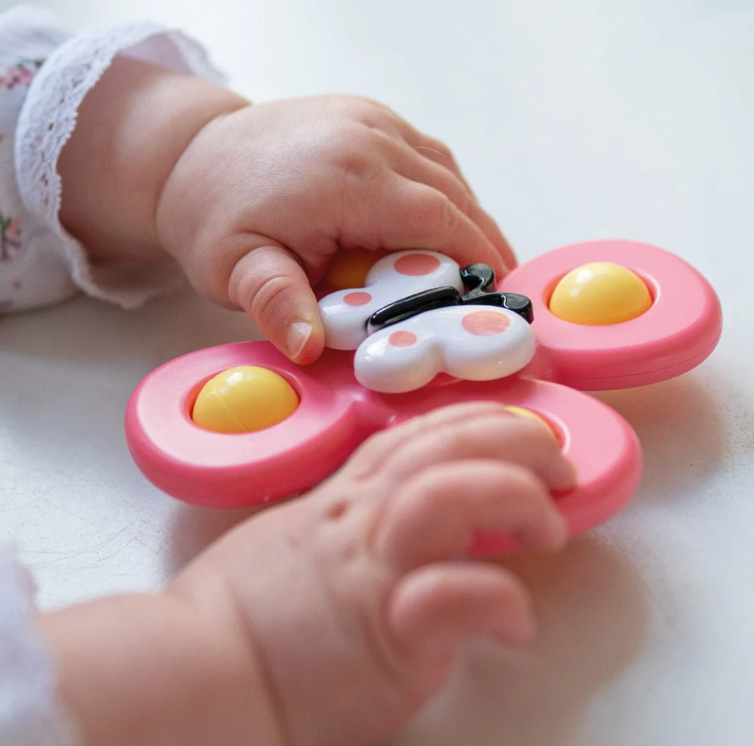 Fidget Finger Hand Spinner Suction Cup Spinner Top Toy Baby Toys Safe  Interest