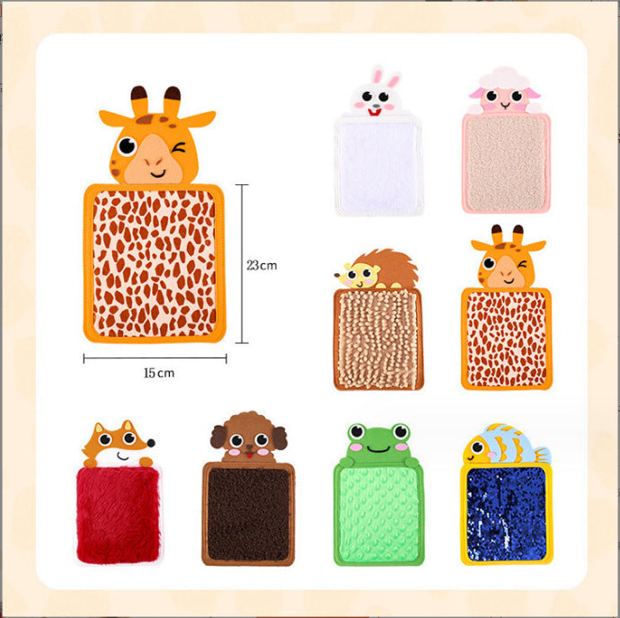 Tactile Animal Cushions (Set of 8)