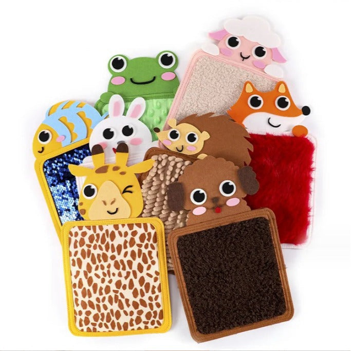 Tactile Animal Cushions (Set of 8)