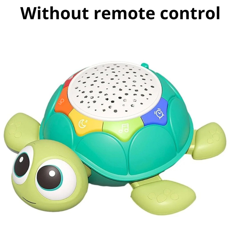 Baby walker turtle with music and projector