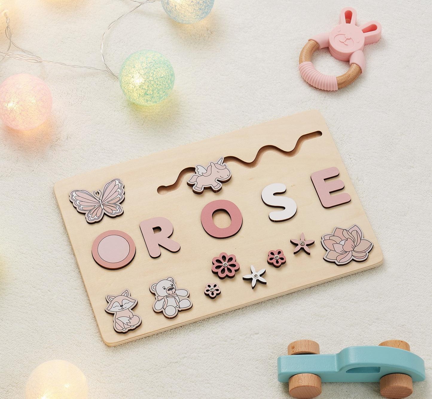 WoodenWonder Kids Name Puzzle