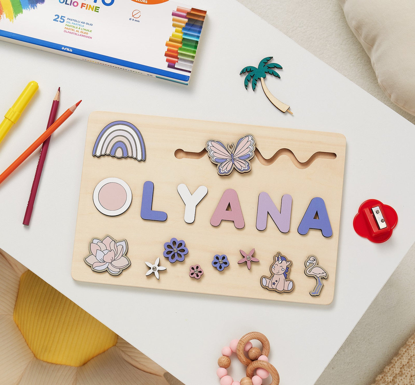 WoodenWonder Kids Name Puzzle