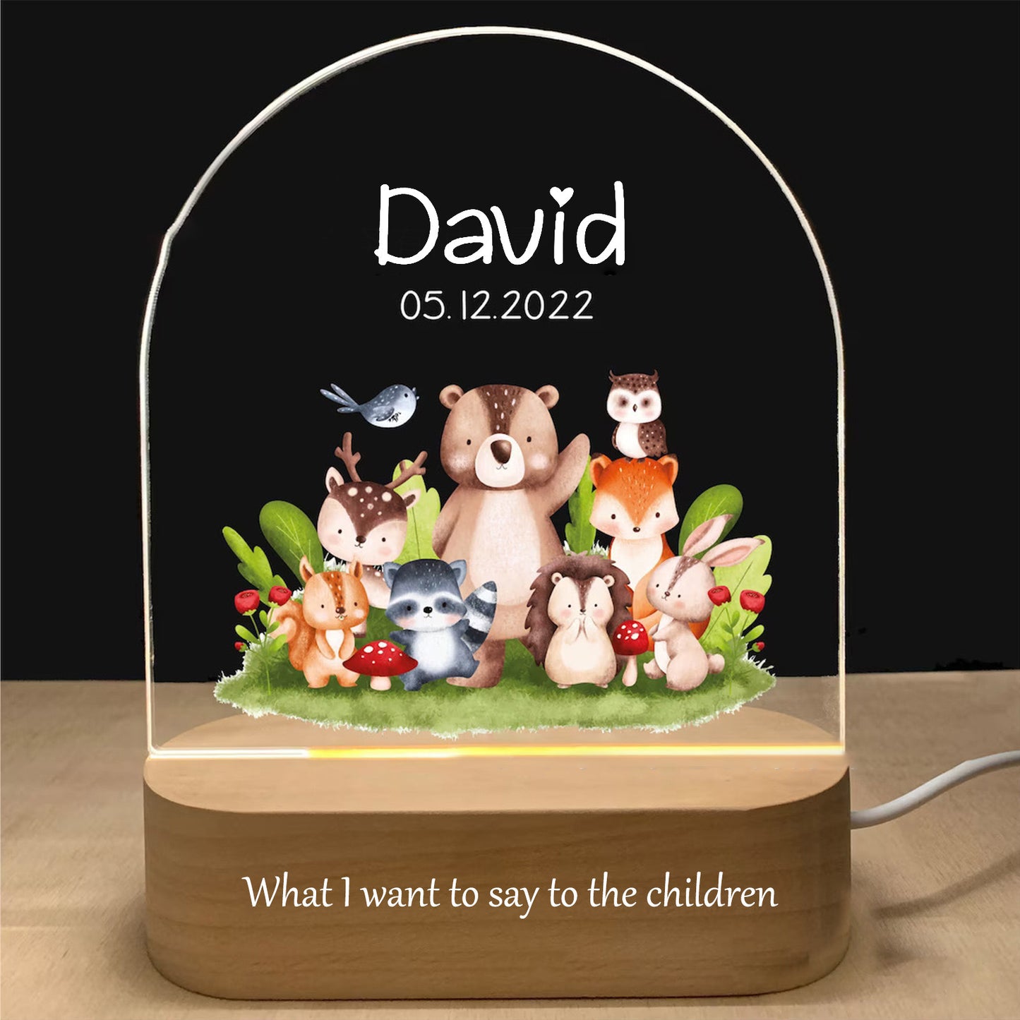 Sweet Dreams Glow - Custom Kids Night Light