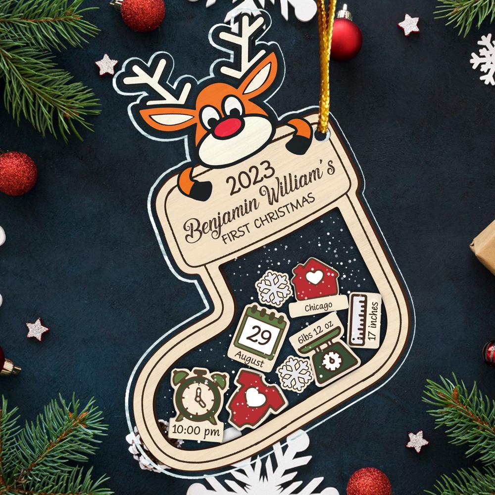 Personalized Baby's 1st Christmas Ornament