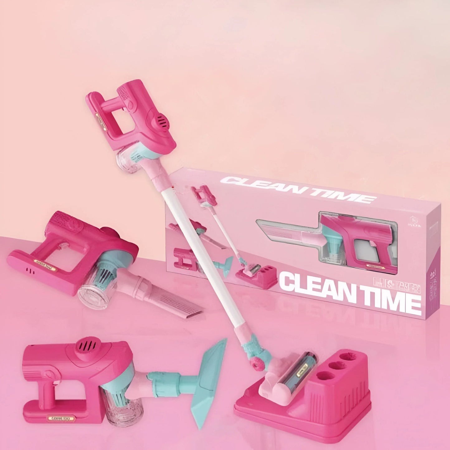 Mini vacuum cleaner toy for little helpers