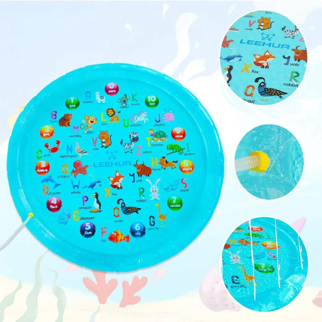 Splashing water mat for summer