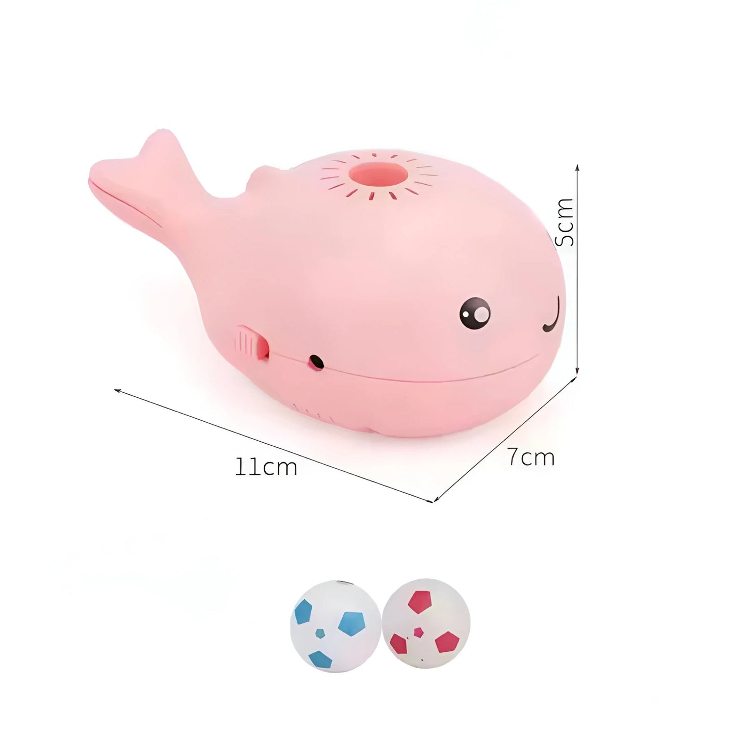 Floating whale fun for children