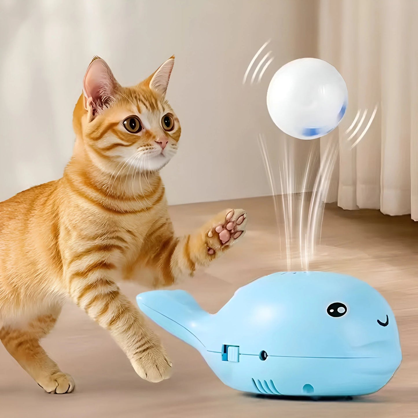 Floating whale fun for children