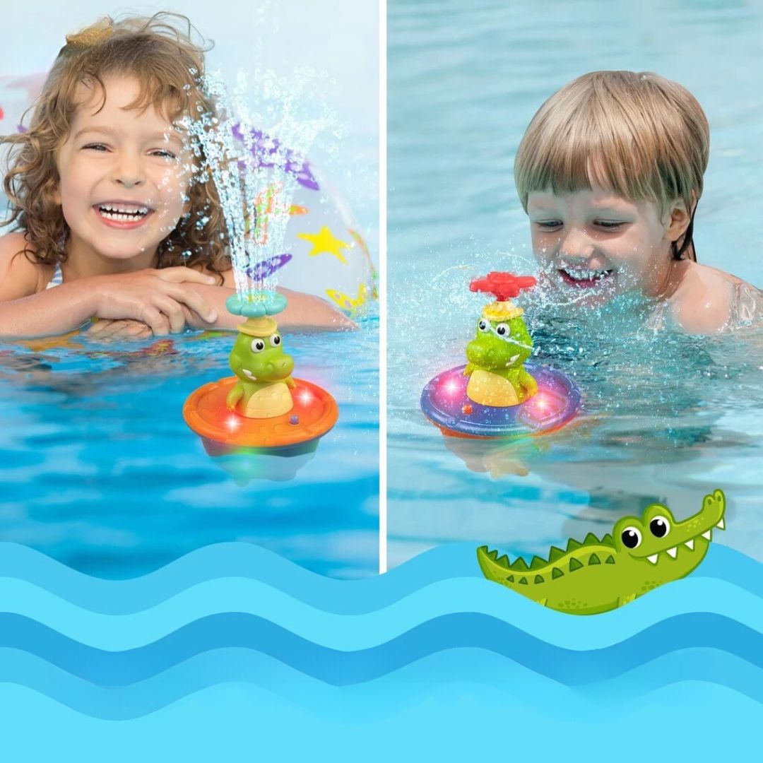 Crocodile Fountain Bath Toy