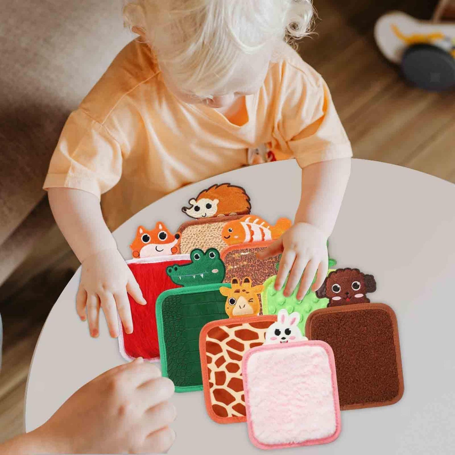 Tactile Animal Cushions (Set of 8)