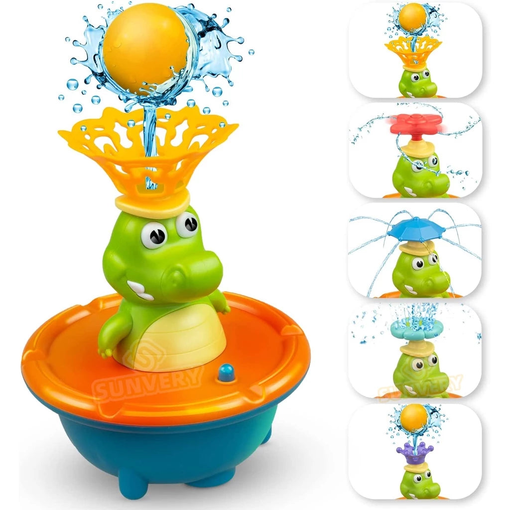 Crocodile Fountain Bath Toy